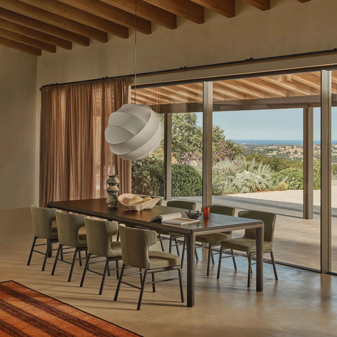 Flexform Vesta Indoor Dining Chair LIFESTYLE 01