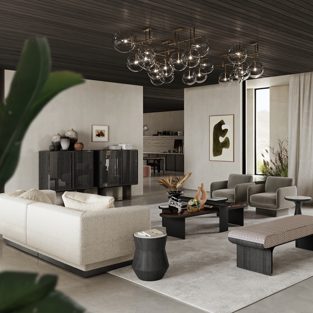 Gallotti Radice Bolle Aria Ceiling Light LIFESTYLE S 01