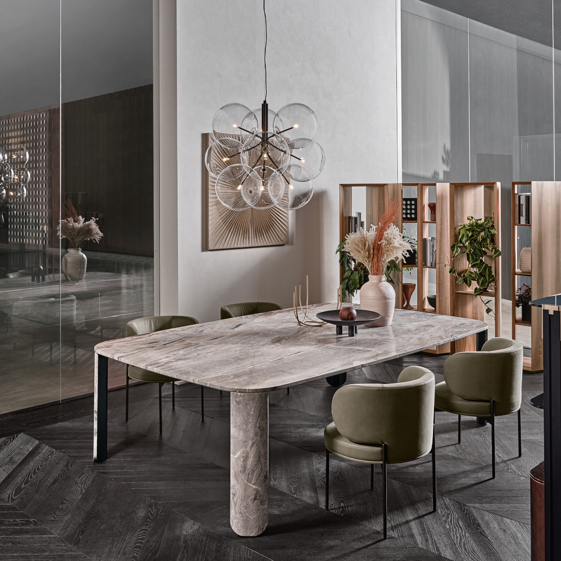 Gallotti Radice Clemo T Dining Table LIFESTYLE S 01