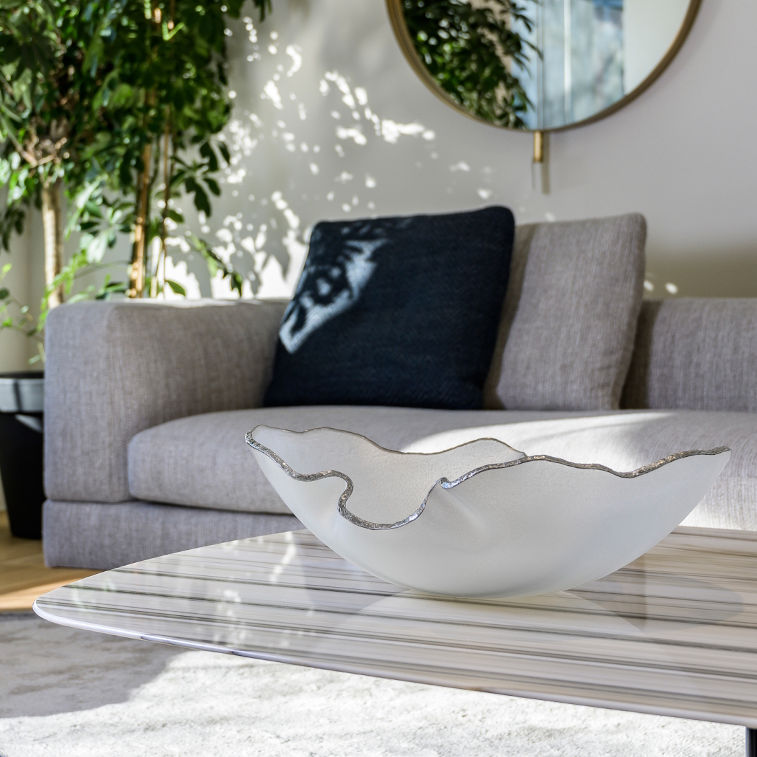 Gardeco Mapa Glass Bowl Perola Vidro Claro RM MAPERVC50 LIFESTYLE S 01