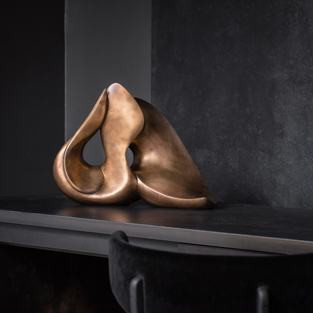 Gardeco Noi due al Quadrato Bronze Sculpture GND GA337 LIFESTYLE S 02