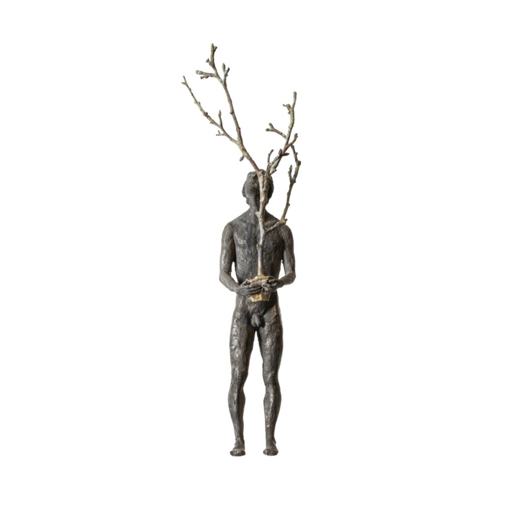 Gardeco Thought III The Tree Bronze Sculpture GND GA328 STILL LIFE S 01