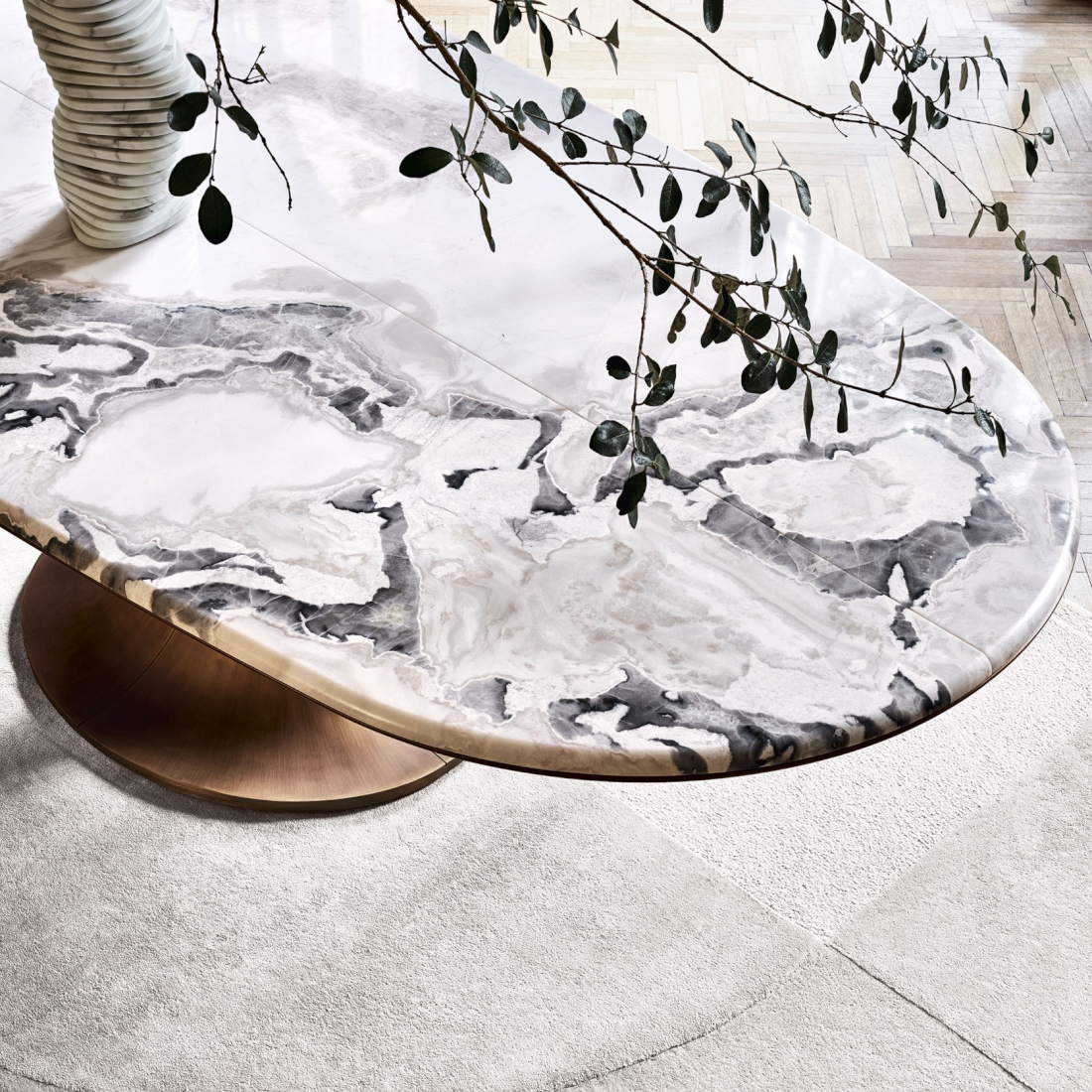 Giorgetti Mizar Dining Table with two bases LIFESTYLE S 02