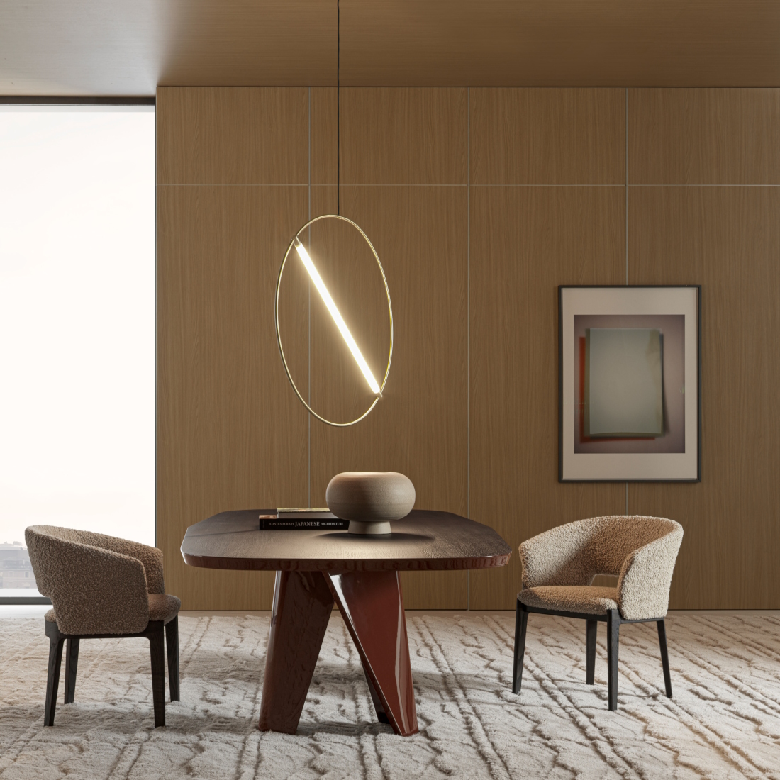 Molteni C Lise Wood Dining Table LIFESTYLE S 02