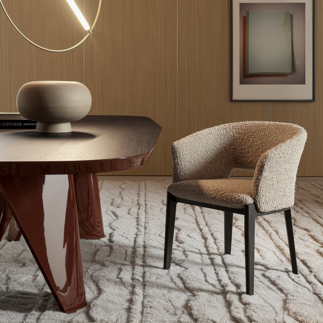 Molteni C Lise Wood Dining Table LIFESTYLE S 04