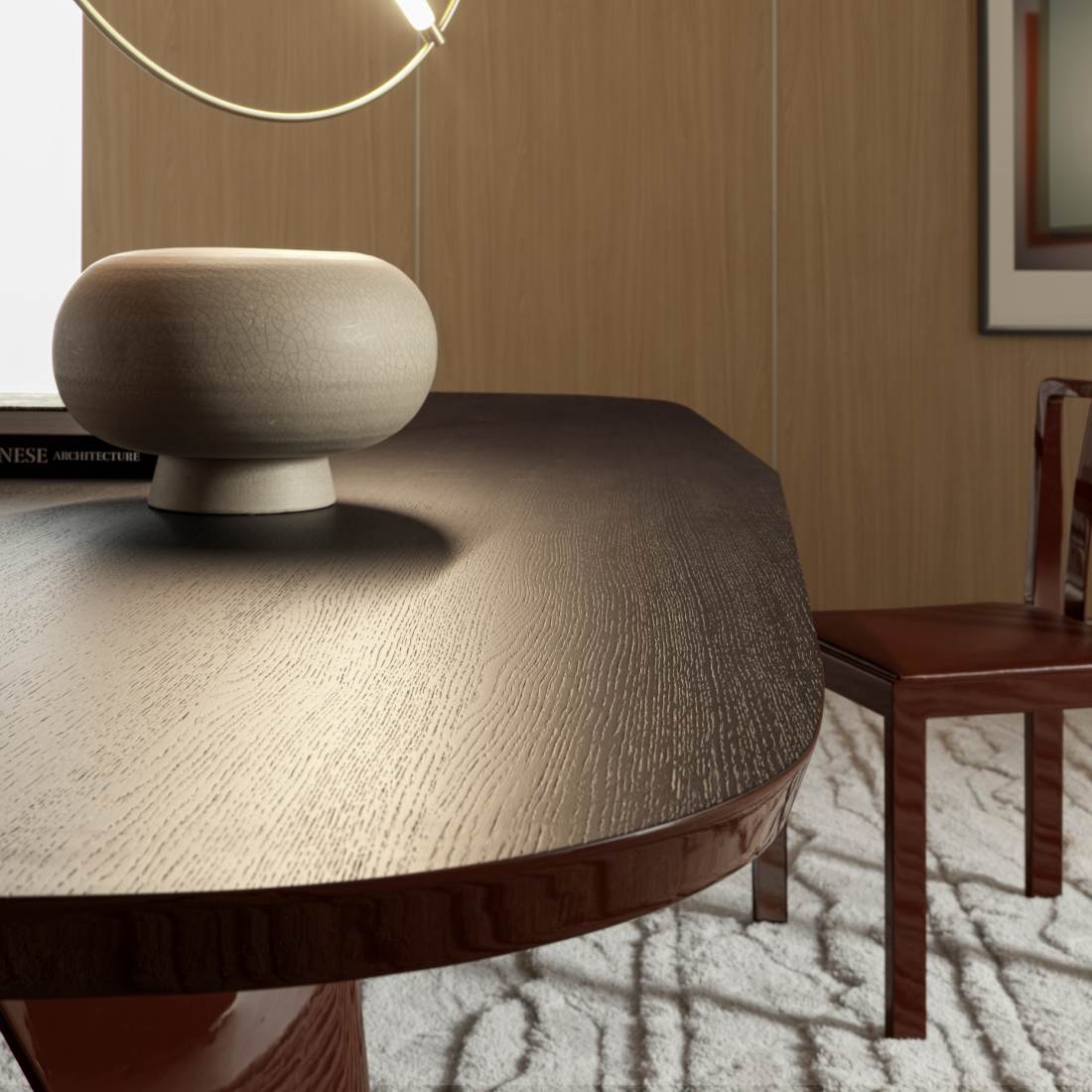 Molteni C Lise Wood Dining Table LIFESTYLE S 05