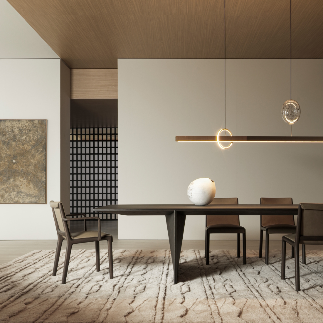 MolteniC Ava Wood Dining Table LIFESTYLE S 02