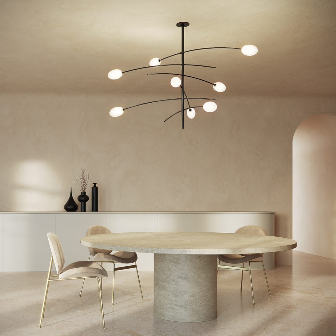 Panzeri Roris Ceiling Light LIFESTYLE S 01