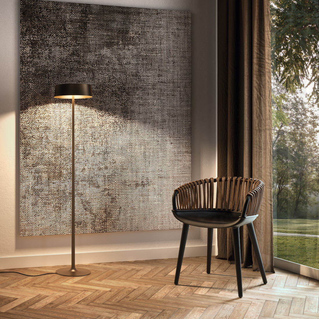 Penta China Floor Lamp Bronze LIFESTYLE S 01