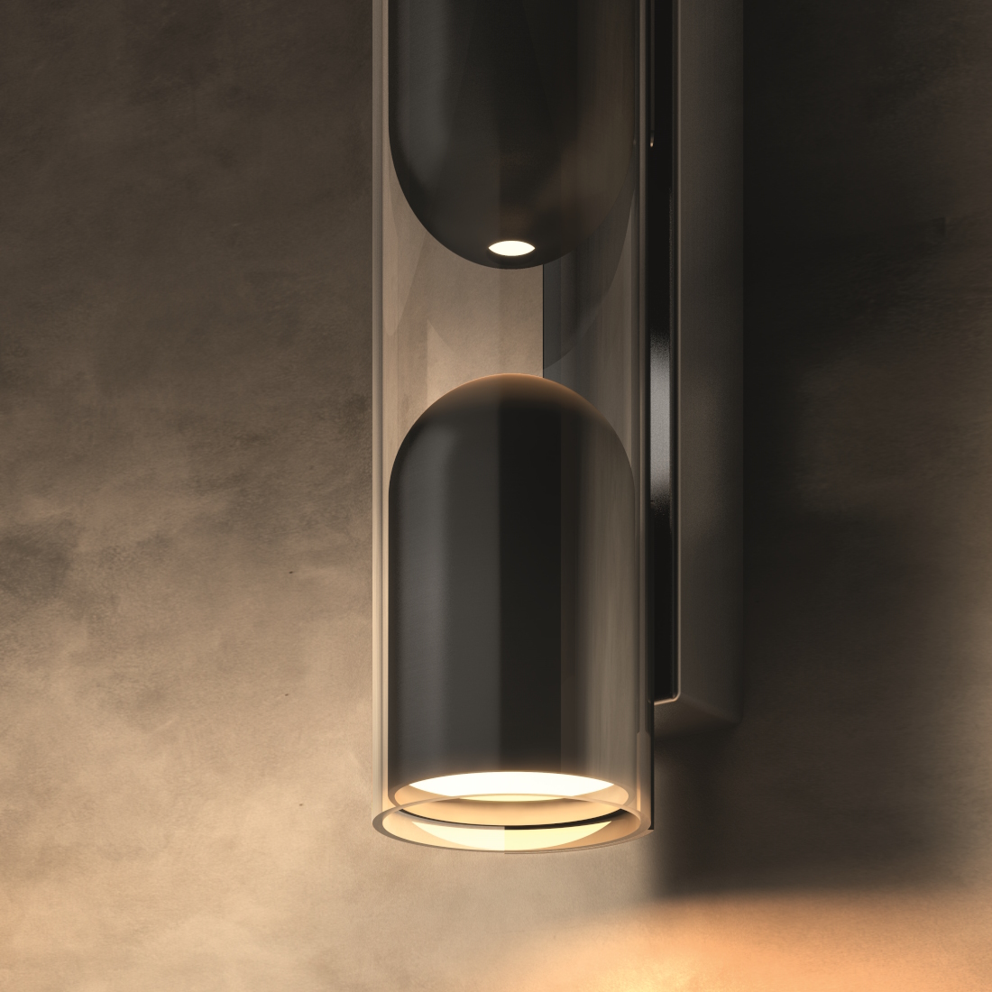 Penta Clash Fix Wall Light Bronze LIFESTYLE S 02