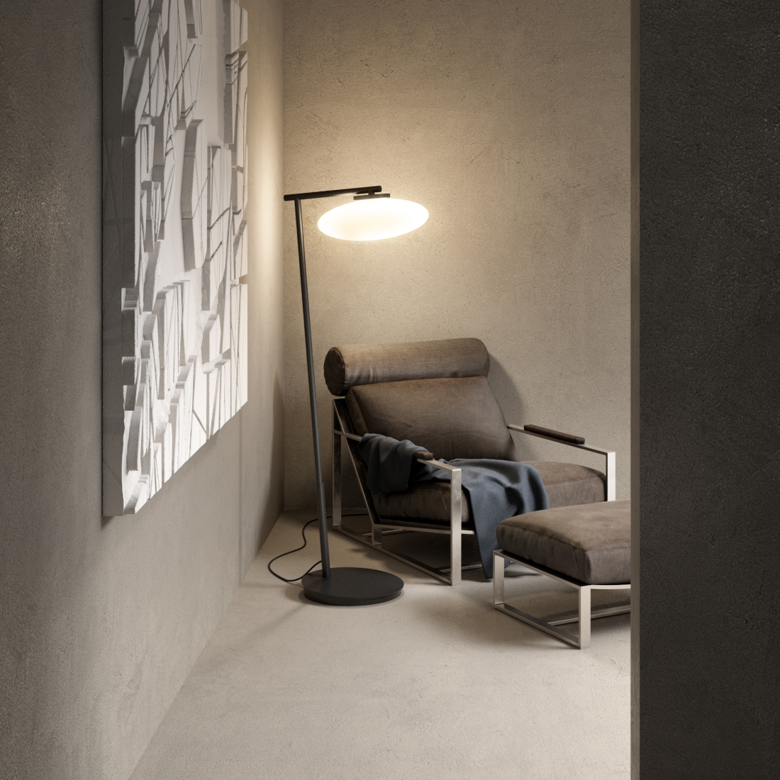 Penta Mami Floor Lamp Black LIFESTYLE S 01