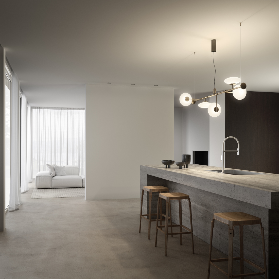 Penta Mami Suspension Light Bronze LIFESTYLE S 01