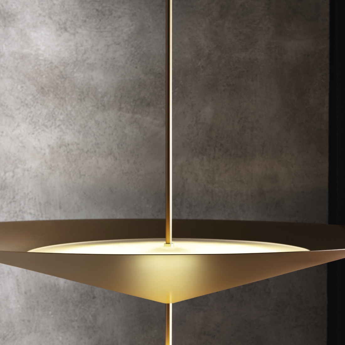 Penta Narciso Pendant Light Gold LIFESTYLE S 02