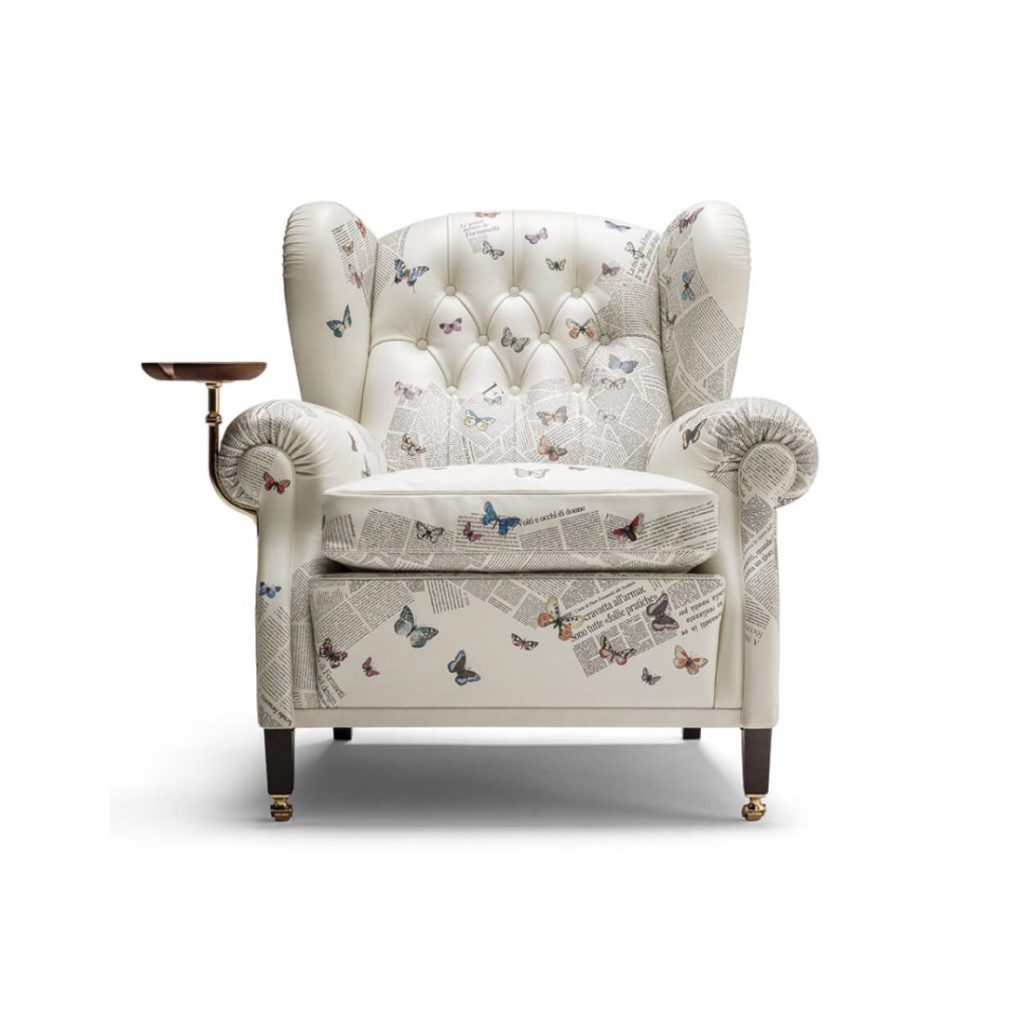 Poltrona Frau 1919 Fornasetti Armchair STILL LIFE S 01