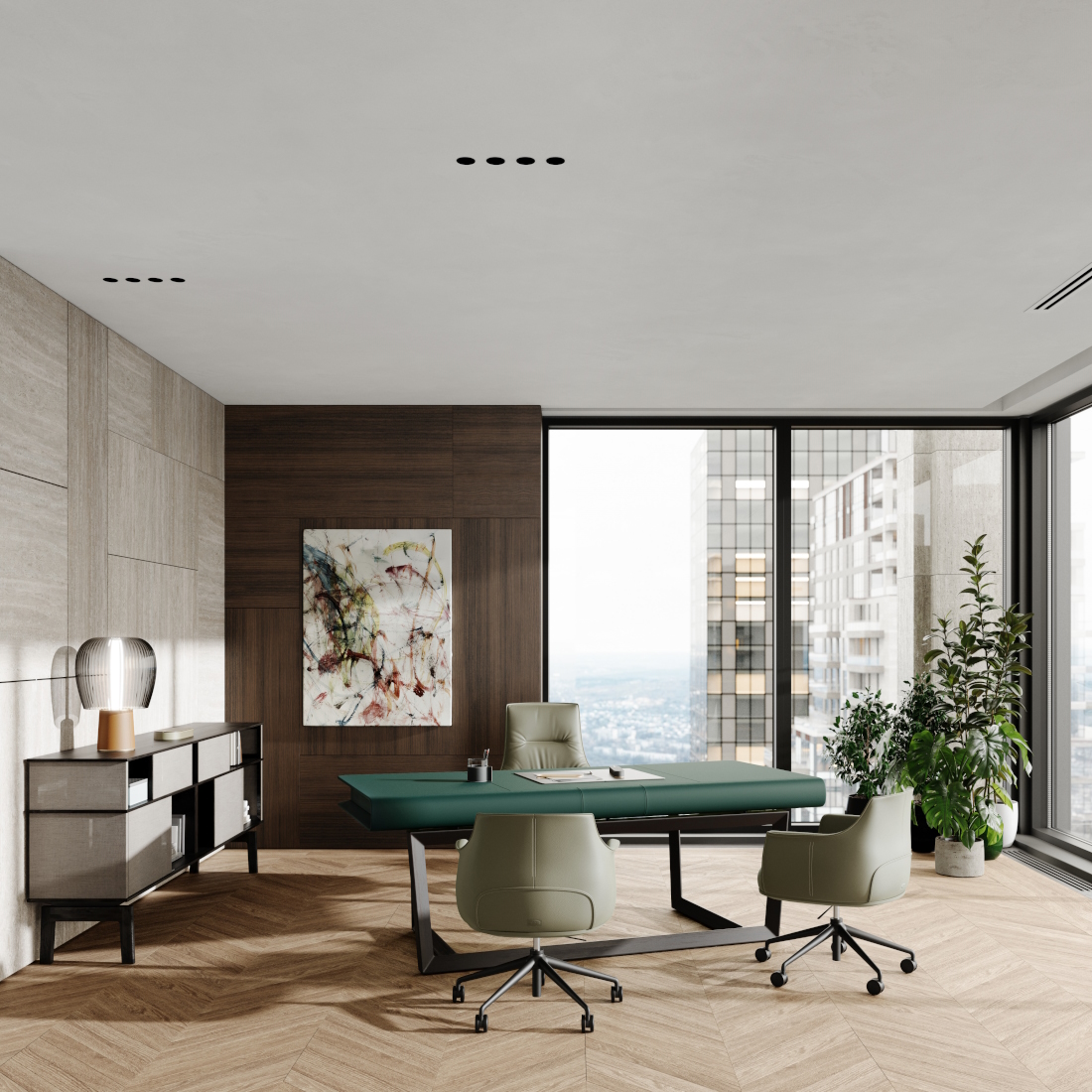 Poltrona Frau Archibald Desk Chair LIFESTYLE S 01