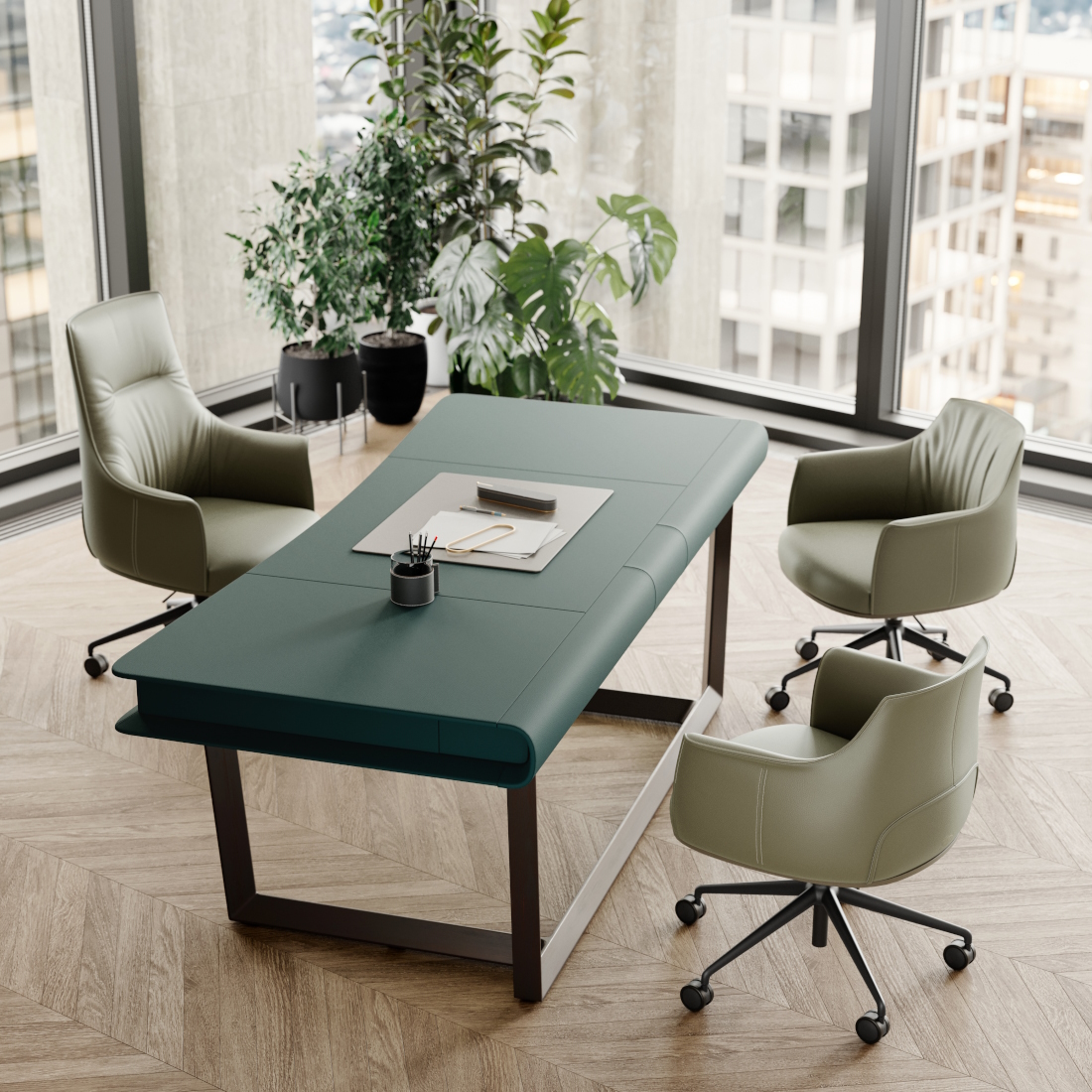 Poltrona Frau Archibald Desk Chair LIFESTYLE S 02