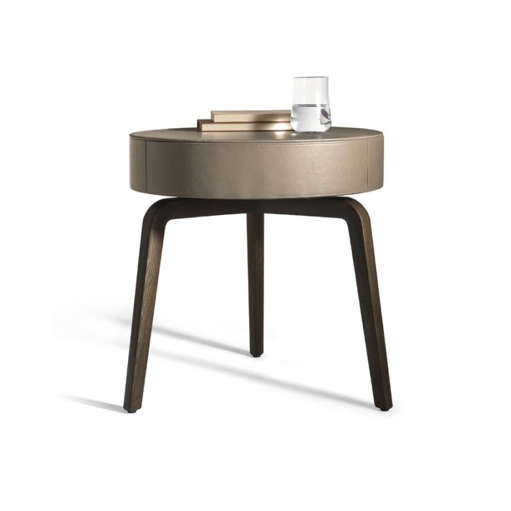 Poltrona Frau Fiorile with drawer bedside cabinet STILL LIFE S 01