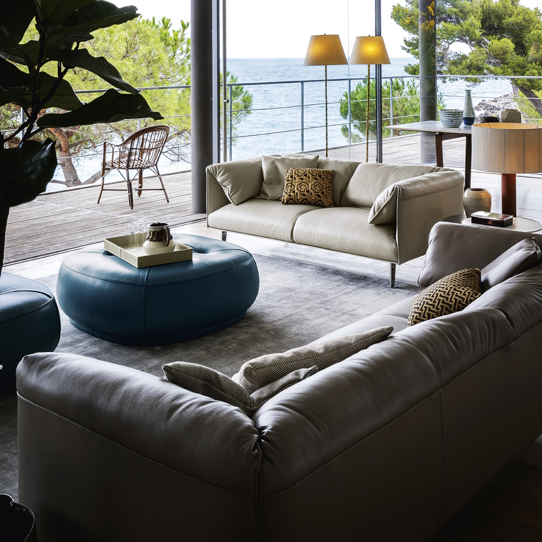 Poltrona Frau John John Sofa LIFESTYLE S 01