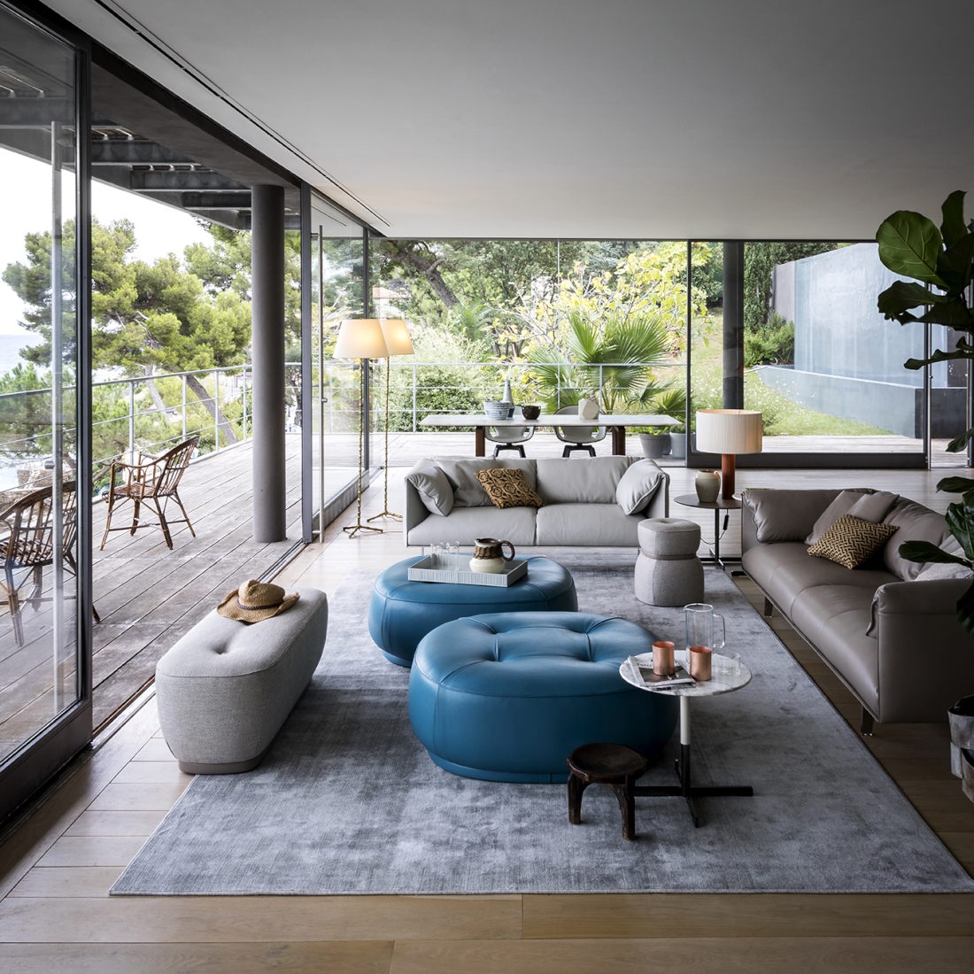 Poltrona Frau Lepli Ottoman LIFESTYLE S 01