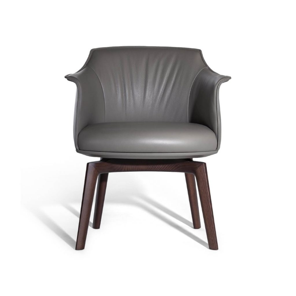 Poltrona Frau Swivel Dining Armchair STILL LIFE S 01