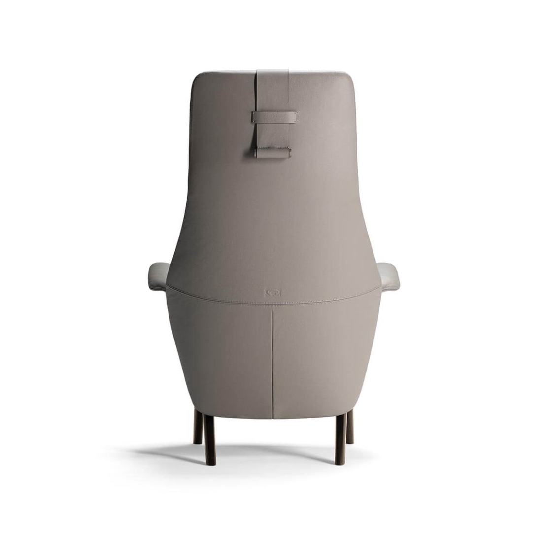 Poltrona Frau downtown lounge armchair Wooden Base STILL LIFE S 03