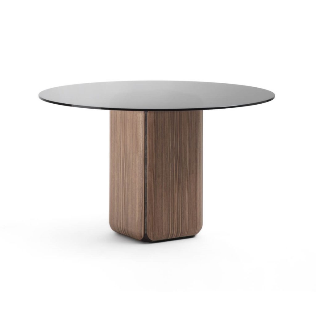 Porada Bay Round Glass Dining Table STILL LIFE S 01