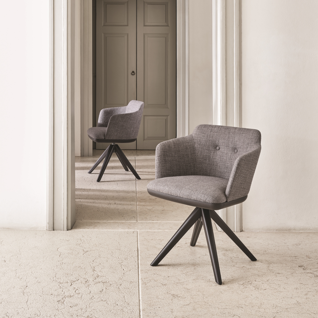 Porada Celine Girevole Swivel Chair LIFESTYLE S 01