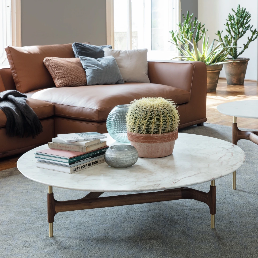 Porada Joint Marble Coffee Table - Made in Italy