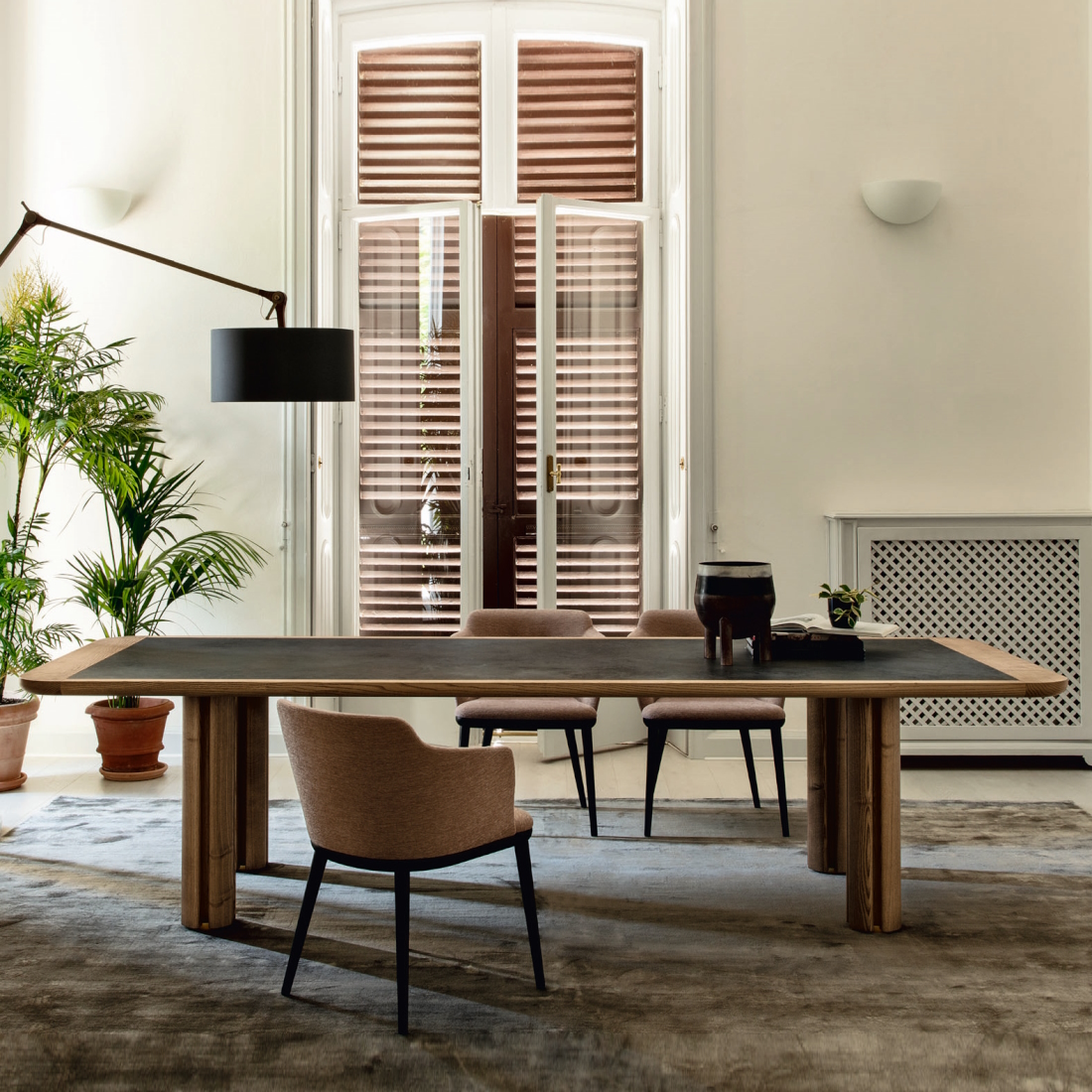 Porada Quadrifoglio Ceramic Dining Table LIFESTYLE S 01