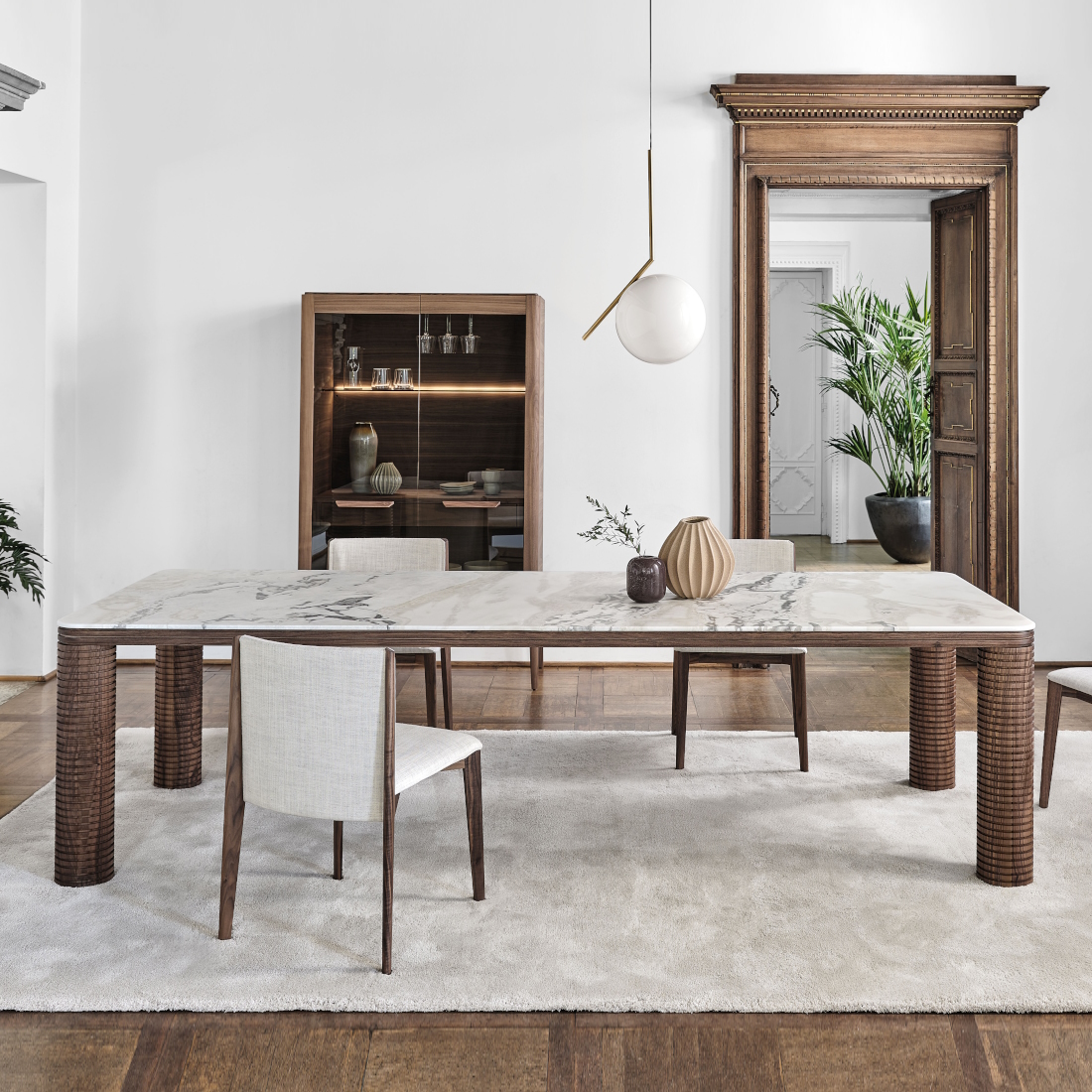 Porada Sansiro Marble Dining Table S LIFESTYLE 01