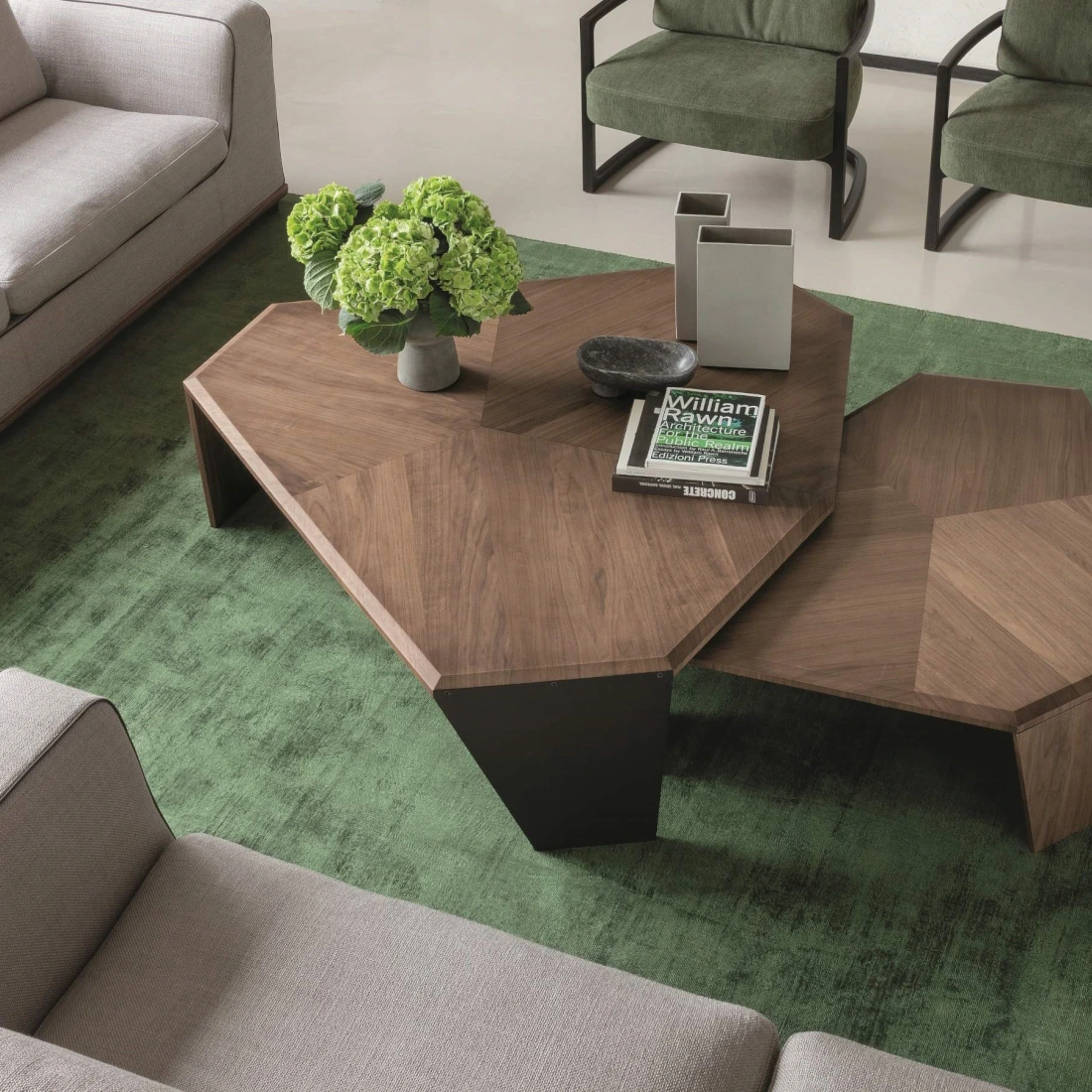Porada Tortuga Coffee Table - Made in Italy