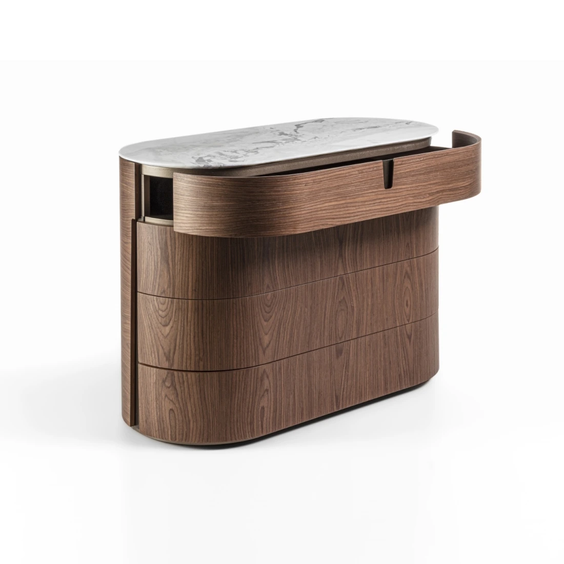Porada Tylsa Night 4 Chest of Drawers - Made in Italy