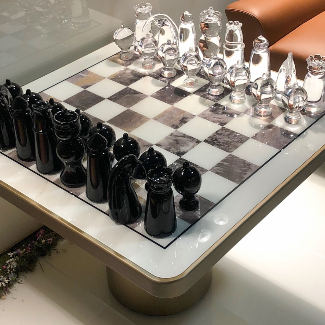 Reflex Angelo Tau 4 Steel Scacchi Chess Table LIFESTYLE S 02