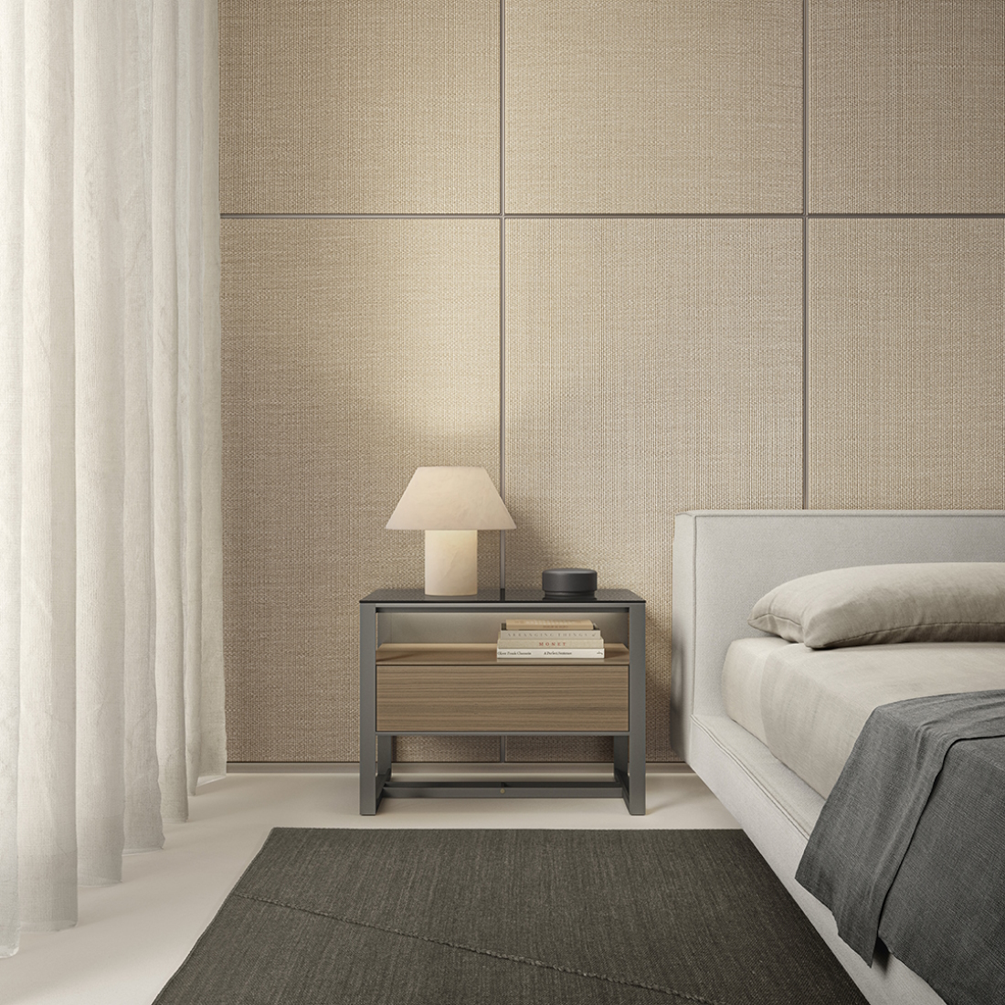 Rimadesio Rialto Nightstand LIFESTYLE S 01