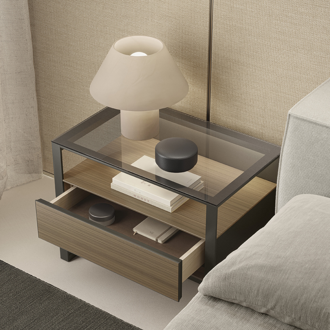 Rimadesio Rialto Nightstand LIFESTYLE S 02