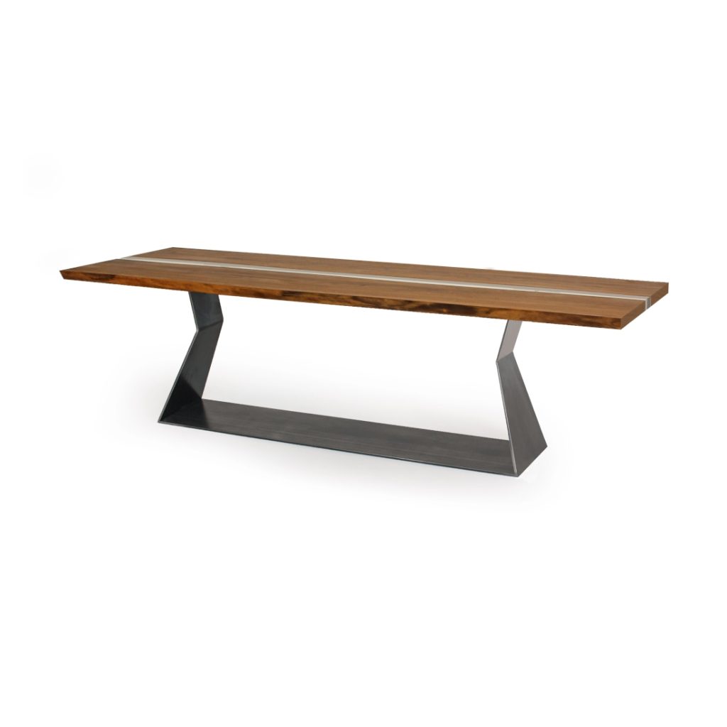 Riva 1920 Bedrock Plank C Resin Dining Table STILL LIFE S 01