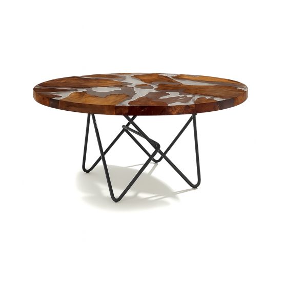 Riva1920 Earth Round Kauri Wood Dining Table STILL LIFE S 001