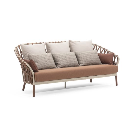 Varaschin Emma Cross Outdoor Sofa Three Seater STILL LIFE S 01