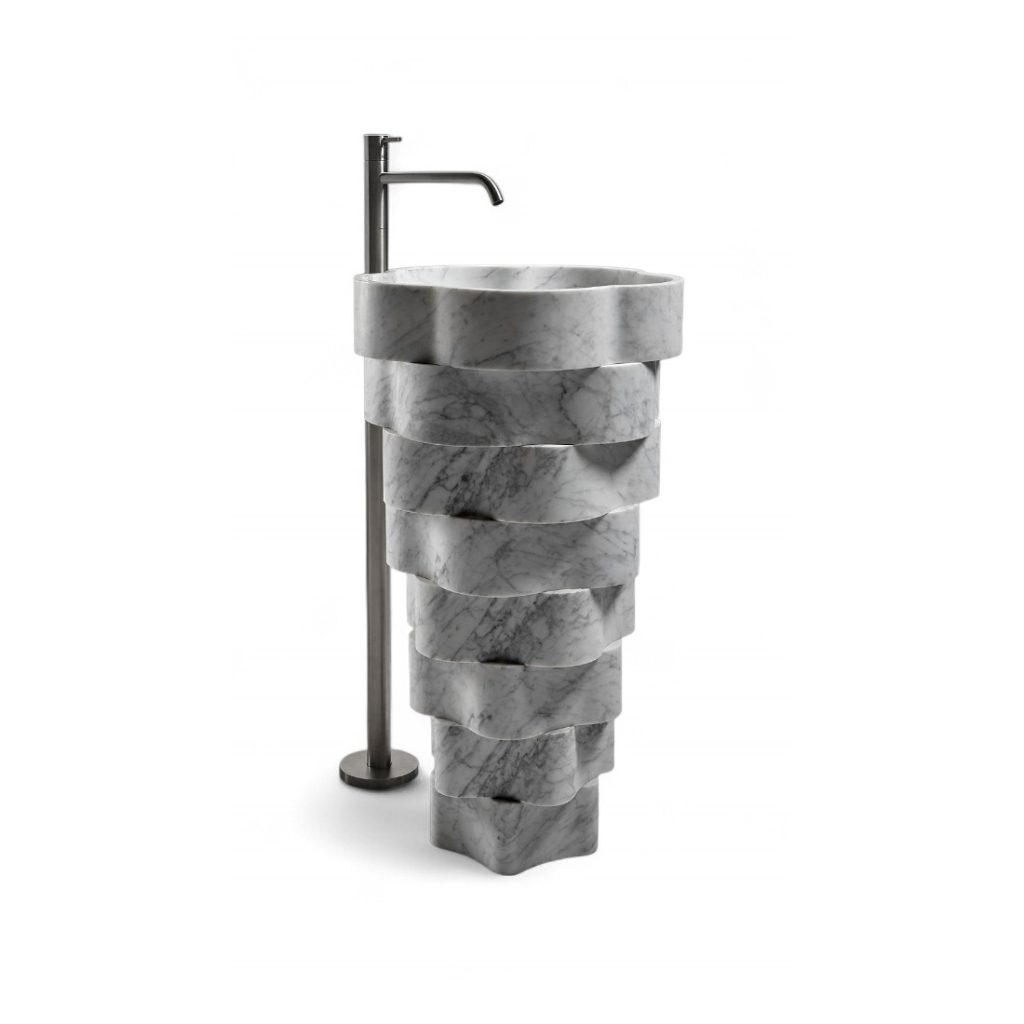 Antonio Lupi Intreccio Freestanding Marble Basin STILL LIFE S 001