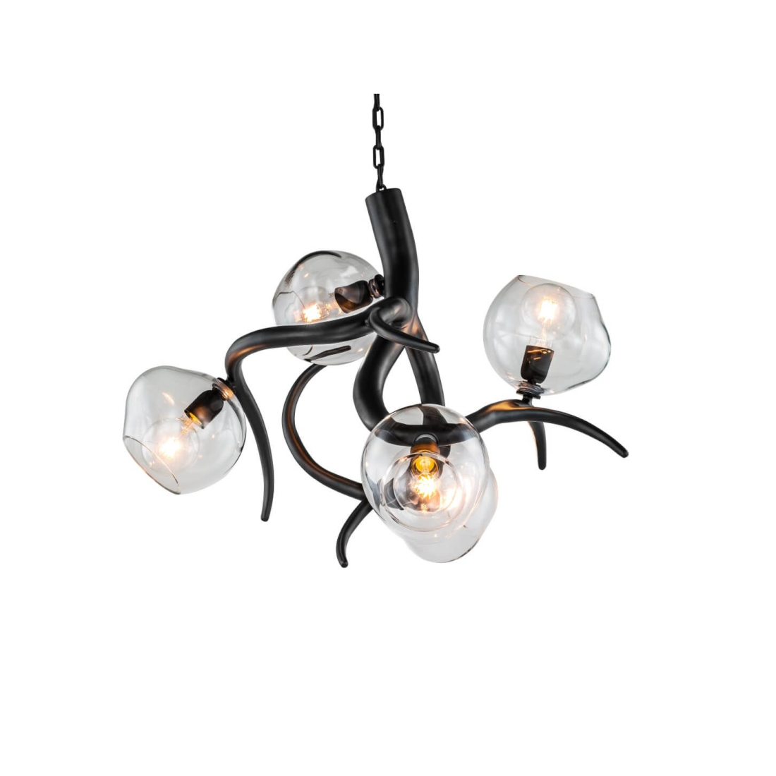 Brand Van Egmond Ersa Round 80 Chandelier Matt Black STILL LIFE S 01