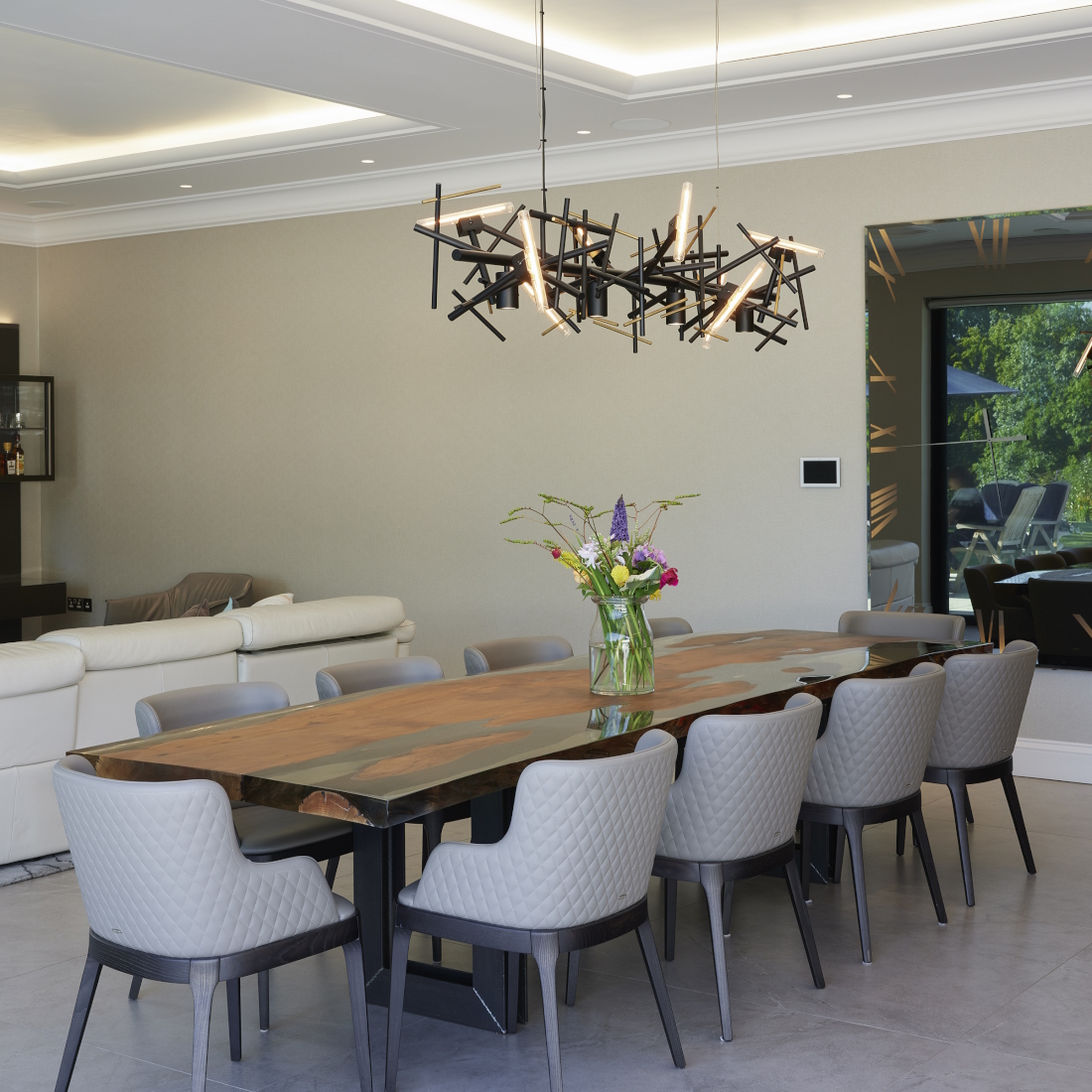 Brand Van Egmond Linea Horizontal Chandelier LIFESTYLE S 01