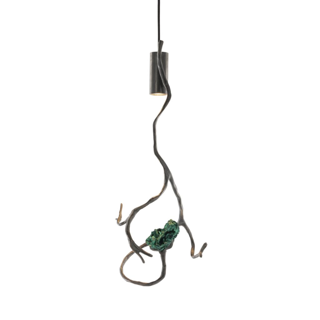 Brand Van Egmond Orpheus Malachite Pendant Light ORC35BDP MAL STILL LIFE S 01