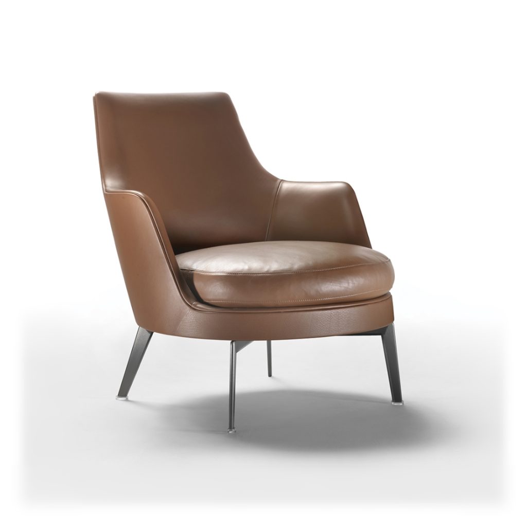 Flexform Guscio Armchair Metal Leg STILL LIFE S 001