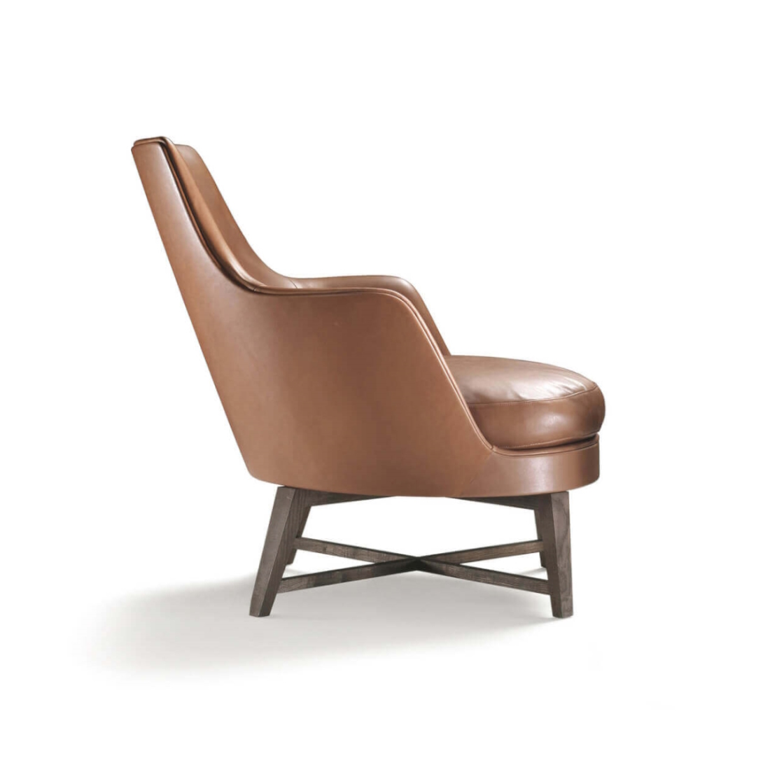 Flexform Guscio Wood legs Indoor Armchair STILL LIFE S 002