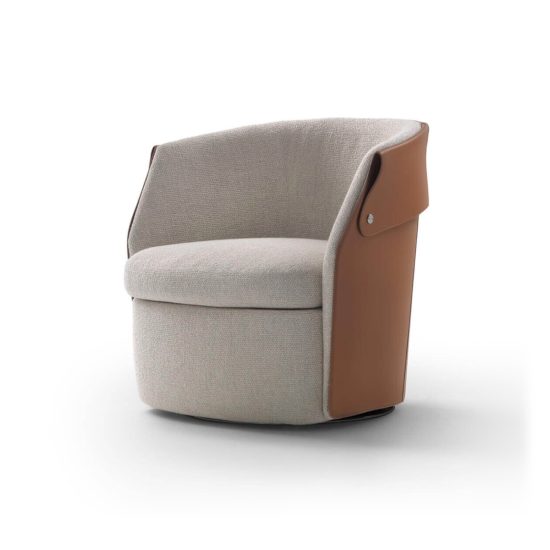Flexform Ozzy Swivel Armchair STILL LIFE S 001