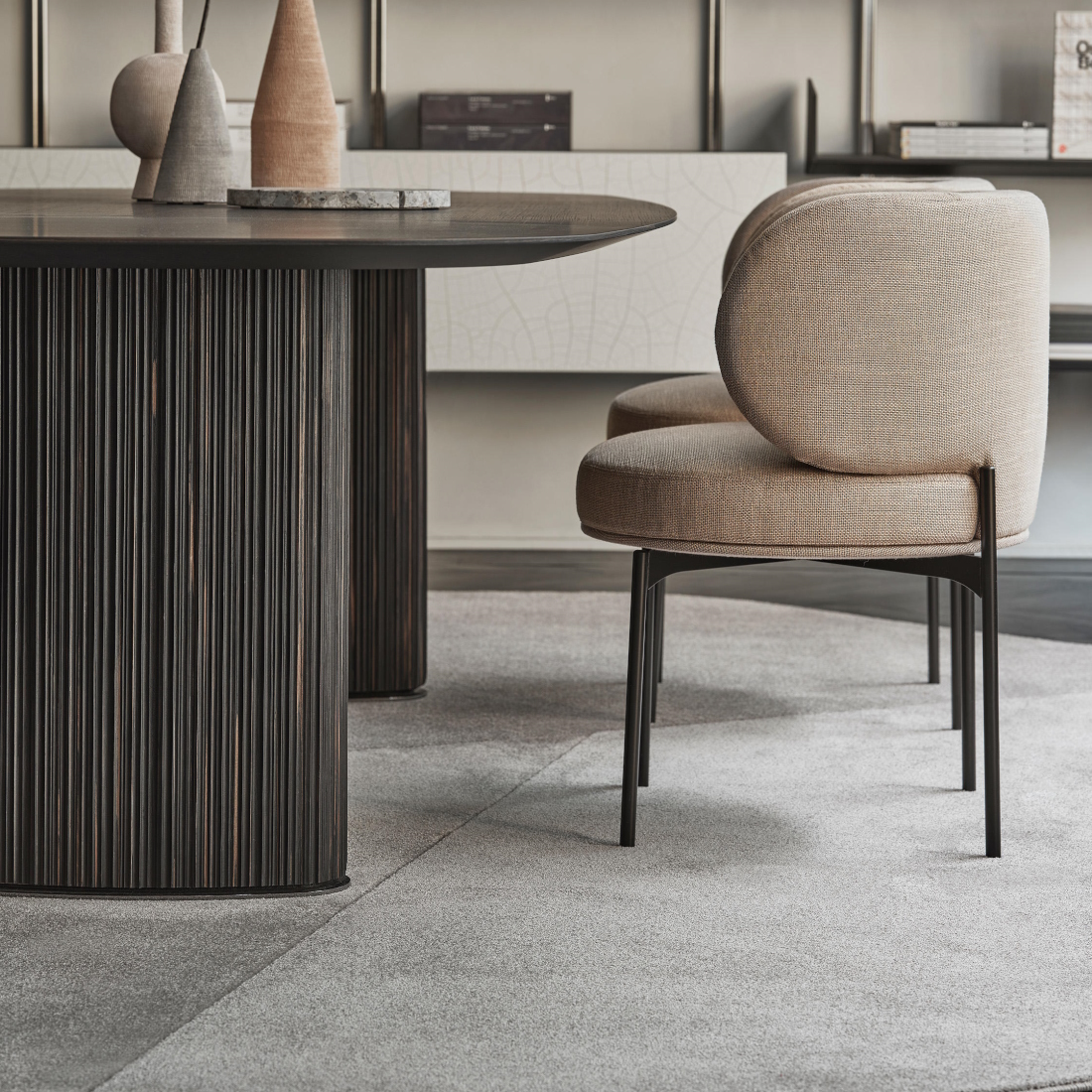 Gallotti Radice Resia Rug Grey S LIFESTYLE S 01