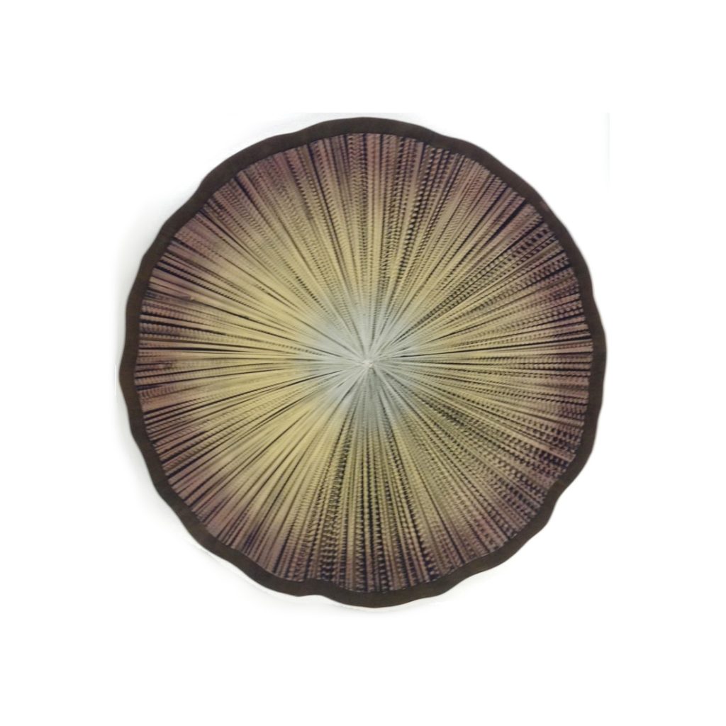 Gardeco Prato de parede concavo oxidos con barrado bronze RM PTPA88OXIBA STILL LIFE S 01