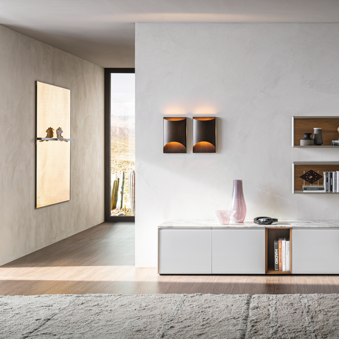 Penta Aprile Wall Light Bronze LIFESTYLE S 01