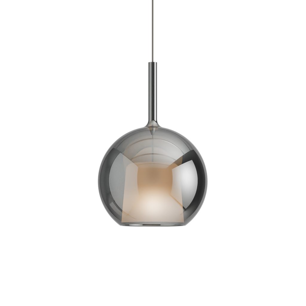 Penta Glo Pendant Light Large Silver On STILL LIFE S 01
