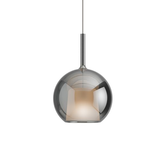 Penta Glo Pendant Light Large Silver On STILL LIFE S 01